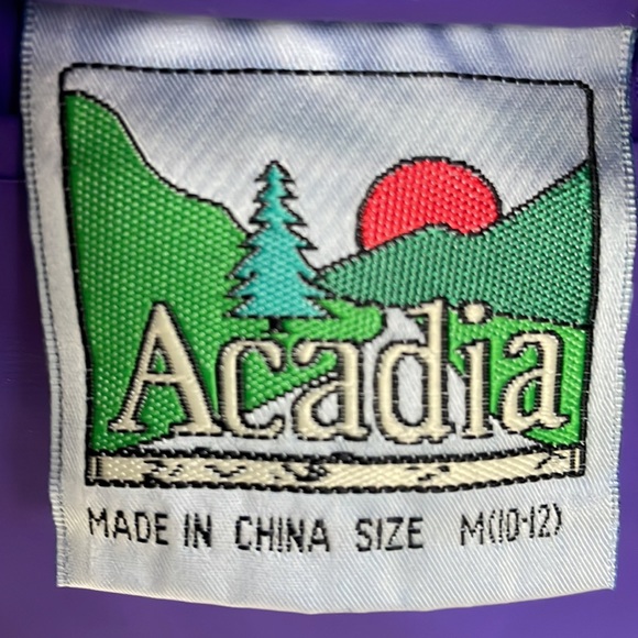 Vibrant Purple Acadia Raincoat M - Picture 8 of 15